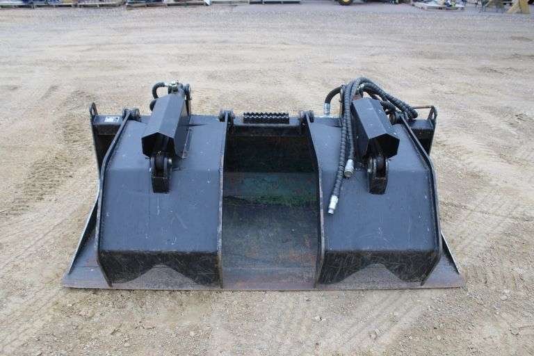 6' skidloader hyd. grapple bucket