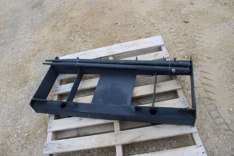 Pabreak skidloader bale spear, New, 46" tines