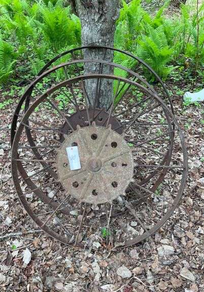 (3) Steel Spoked Wheels: 39”