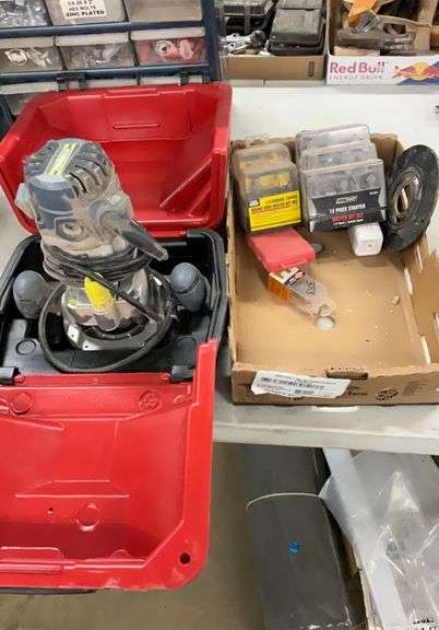 Performax Hand Router Performax Corded Router with Case, Router Bits - Hamilton-Maring ...