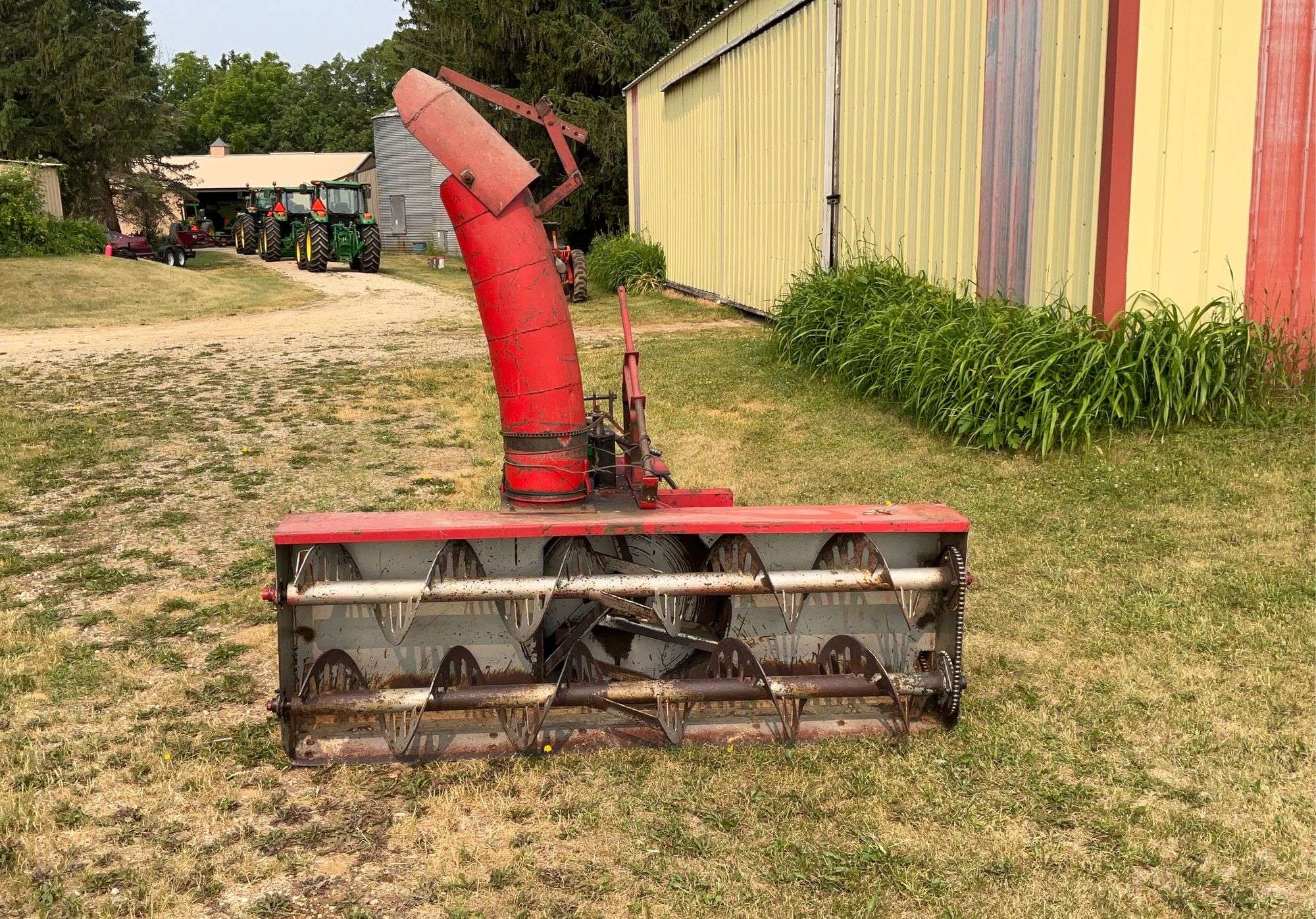 McKee SnoLander Model 720 3pt. Snowblower, 7', Dual Auger, 540 PTO