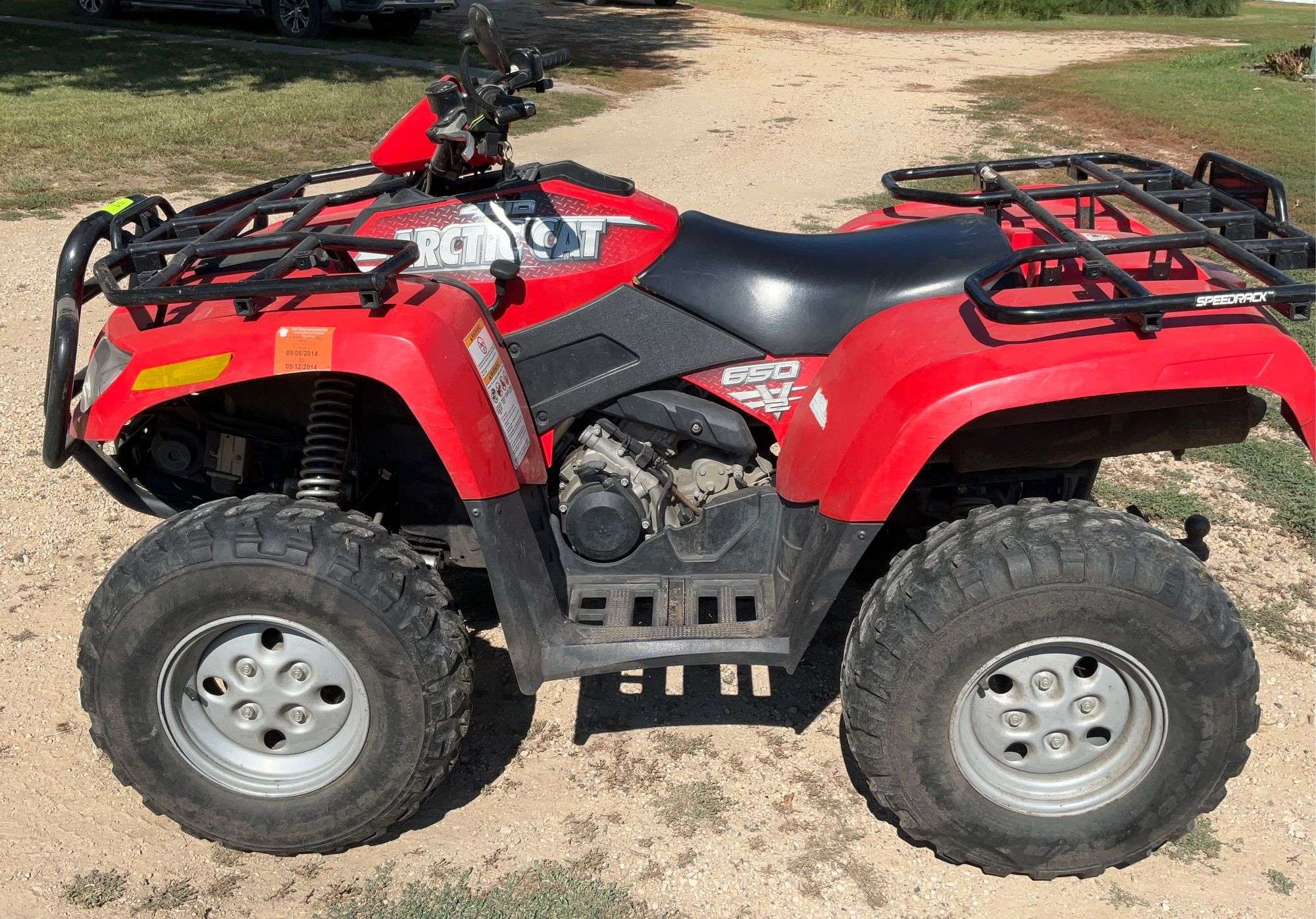 2006 Arctic Cat 650 ATV, Auto, 4WD, 4606 Miles, 596 hours, front