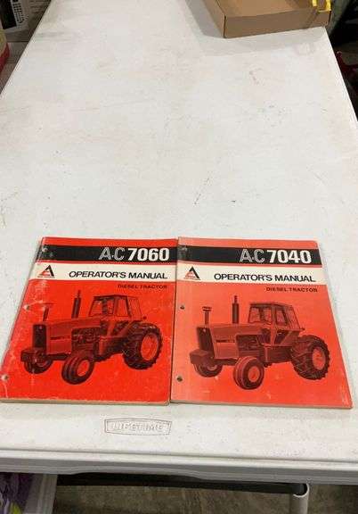 All is-Chalmers 7060, 7040 owner’s manuals
