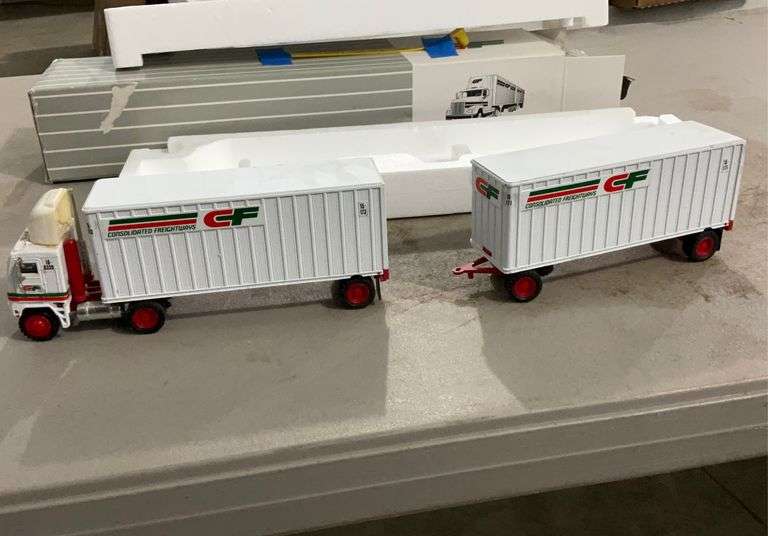1/64 Scale model semi tractor/trailer-CF double trailer