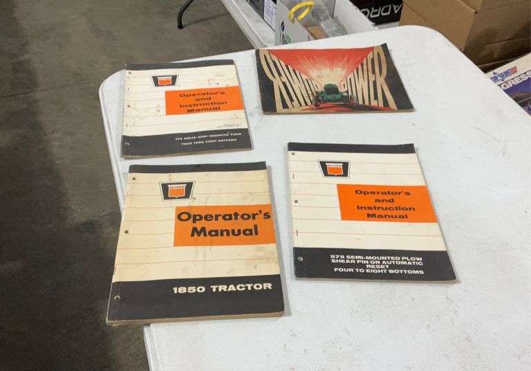 Hart-Parr sales literature, 1850 Oliver operators manual, Oliver plows manuals
