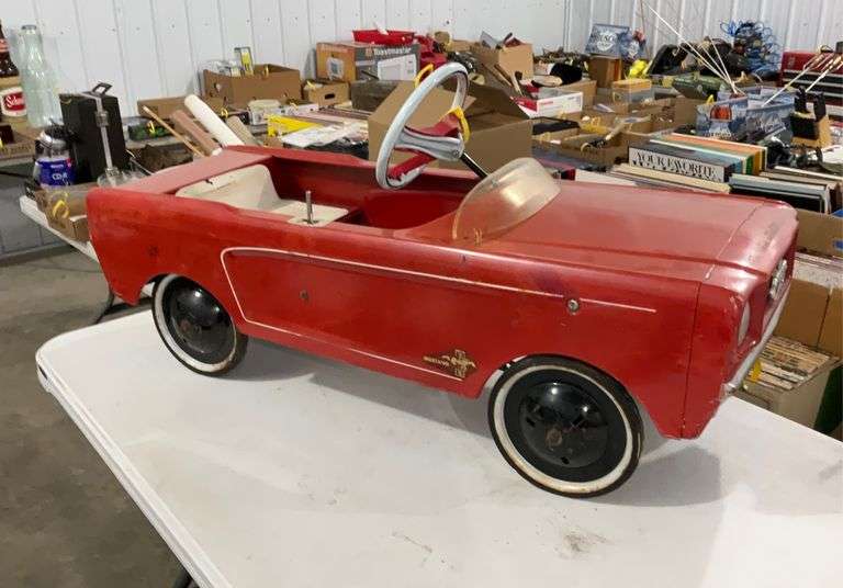 Vintage Ford Mustang pedal car