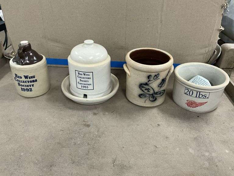 (4) Red Wing Commemoratives, 1992, 1993, 1994, 199