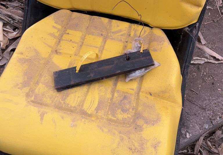 John Deere seat with mounting brackets