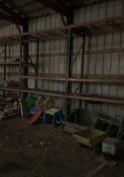 Pallet racking-nine 8’ bays, buyer responsible for removal and dismantling