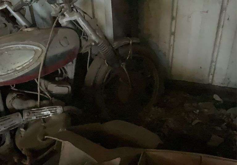 (3) Parts motorcycles, pallet containing motorcycle parts- no titles
