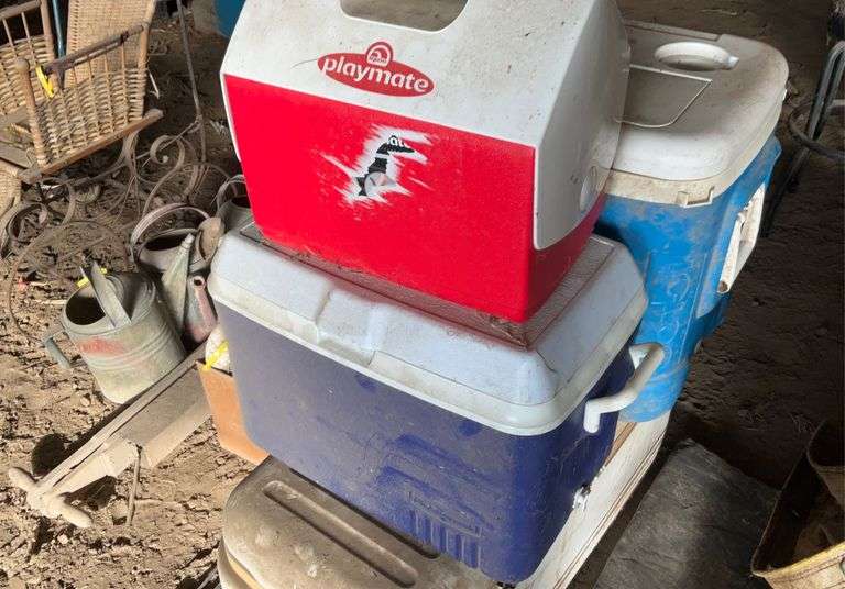 Assorted coolers-varying conditions