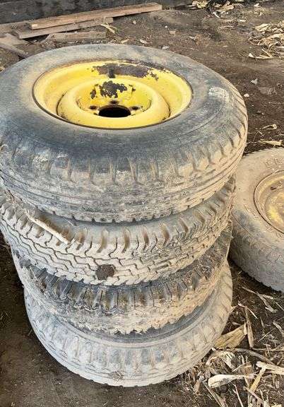 (4) six bolt rims with tires
