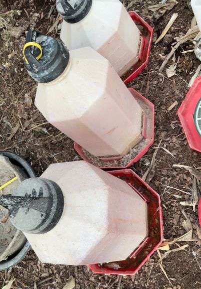 (3) chicken waterers
