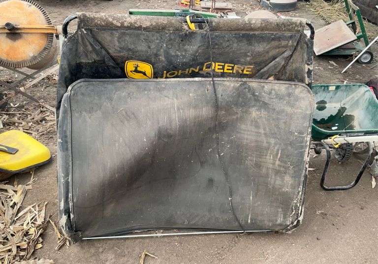 John Deere lawn sweeper