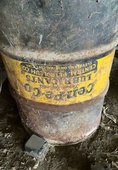 Barrel containing aluminum cans