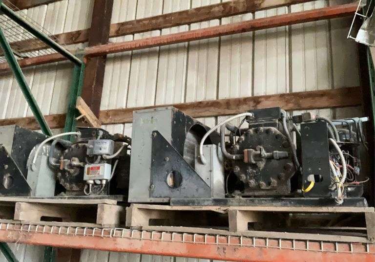 Two refrigerant compressors, unknown condition