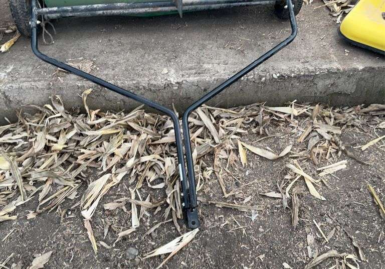 John Deere lawn sweeper