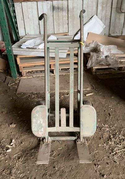 Two wheeled feed bag dolly