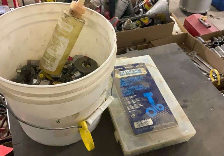 Nuts, screws and washers assortment, assorted bolts and hardware HamiltonMaring Auction Group