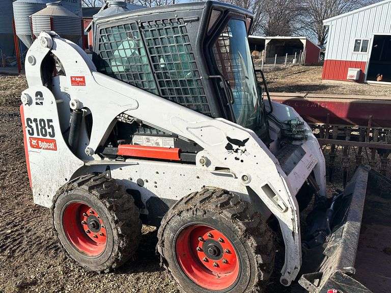 2010 Bobcat S185 Skid Loader, 2Speed, 10-16.5 Tires at 90%, Auxiliary Hydraulics, Cab with Heat,