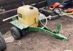Towable Shop built Sprayer with Boom, 12 V pump(condition unknown)