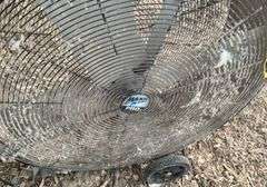 36” wheeled fan, freestanding fan(condition unknown)