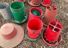 Assorted Chicken feeders