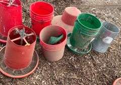 Assorted Chicken feeders