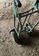 Two wheeled feed bag dolly