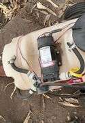 Husky towable sprayer with boom, 12 V pump(condition unknown)