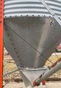 Bulk bin; 2 rings- ring measures approximately 27” by 5 3/4’