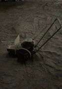 Bearcat 4 hp walk behind two wheeled weed whip-engine is free