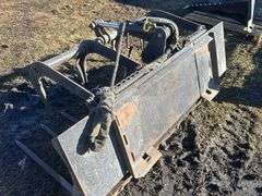 universal skid loader plate 66” Tine Form Single Grapple, universal skid loader plate