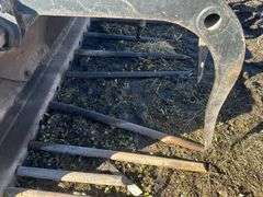 universal skid loader plate 66” Tine Form Single Grapple, universal skid loader plate