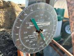 Portable Arkfeld Hog Scale, manual scale read