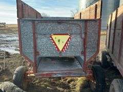 Galvanized Flair Box With Minnesota Big 7 Ton Running Gear