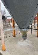 Bulk Bin with unloading auger, 2 rings- ring measures 32” by 5 1/4’