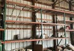 Pallet racking- Six 8’ bays, buyer responsible for removal and dismantling