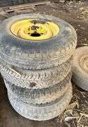 (4) six bolt rims with tires
