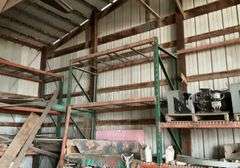 Pallet racking- Six 8’ bays, buyer responsible for removal and dismantling