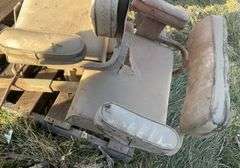 Assorted seats with angled pedestal