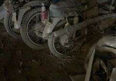 (3) Parts motorcycles, pallet containing motorcycle parts- no titles