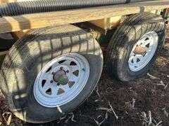 1000 Gallon Water Tender on Tandem Axle Trailer, Transfer Pump with Briggs and Stratton Motor, 35 Ga