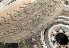 225/75/15 tire with six bolt rim, 265/75/16 tire with eight bolt rim