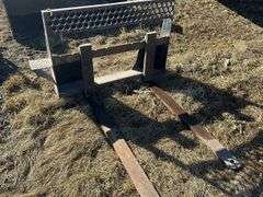 HH fabrication pallet forks, universal skid loader plate
