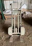 Two wheeled feed bag dolly