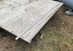 8’ x 8’ tilt bed single axle snowmobile trailer
