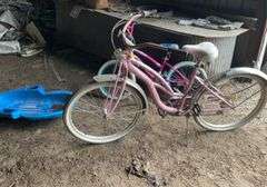 Women’s bike, girls bike, childrens sled