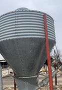Single ring portable bulk bin with auger-ring measures approximately 28” by 5 3/4’