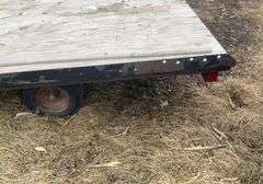 8’ x 8’ tilt bed single axle snowmobile trailer
